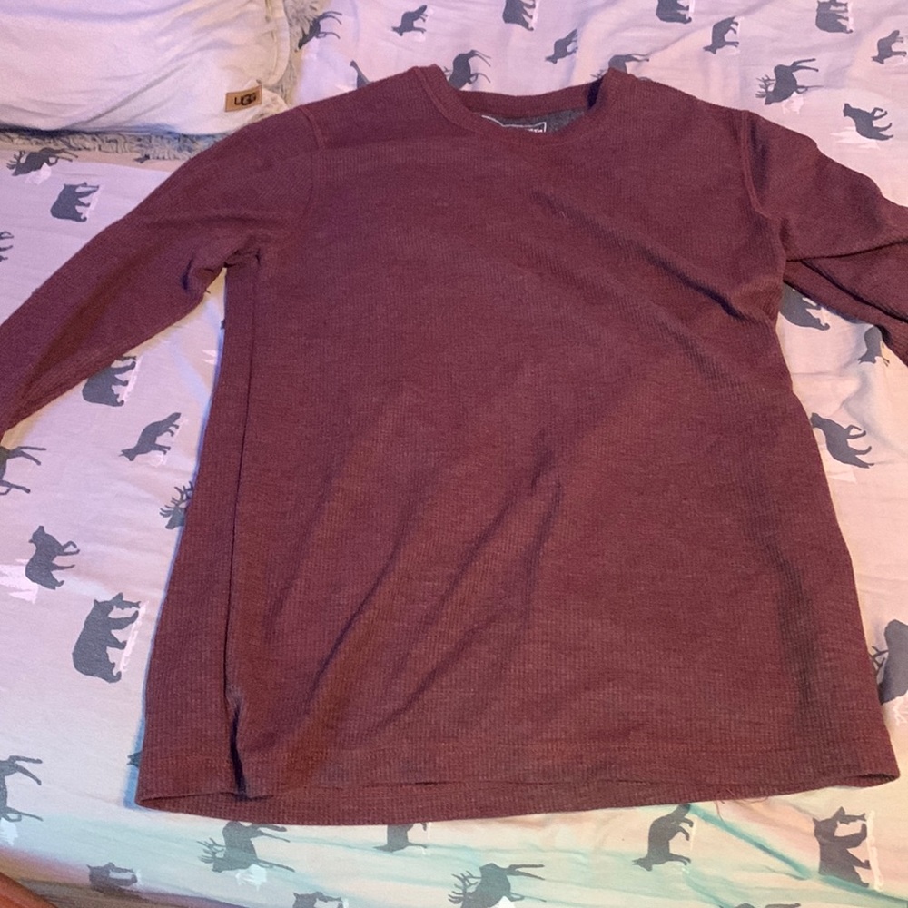 Maroon Eddie Bauer sweater